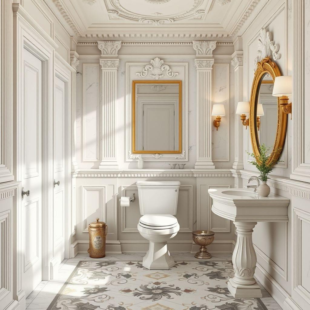 Neoclassic Toilet design example 3