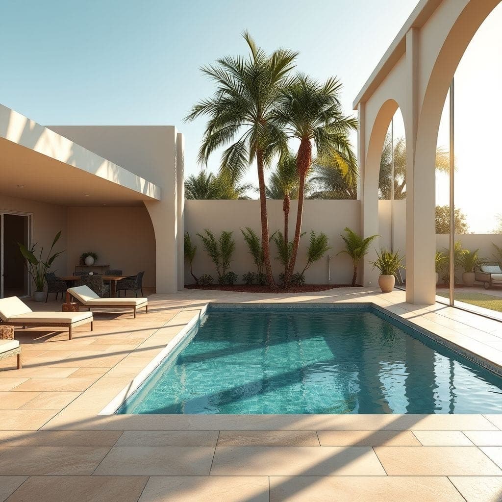  Outdoor Pool Area design example 2