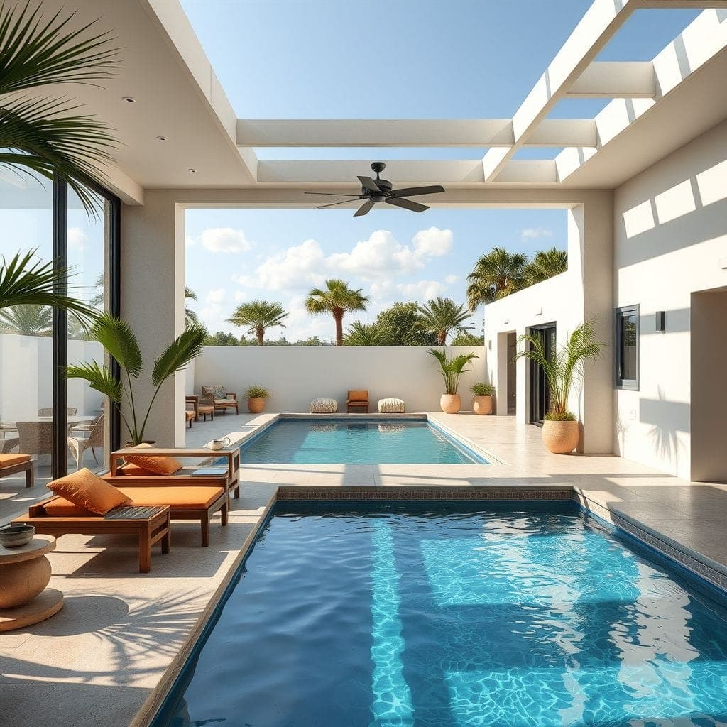  Outdoor Pool Area design example 4