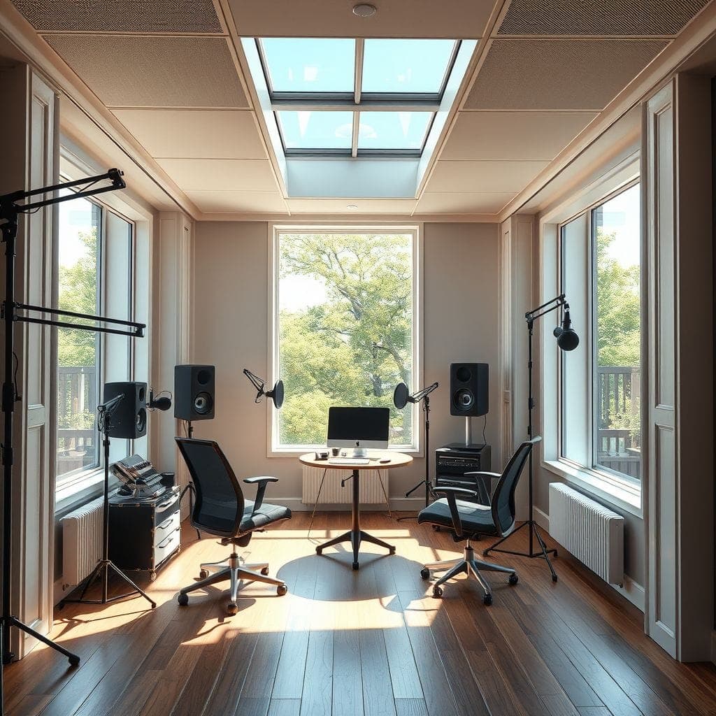  Podcast Studio design example 2