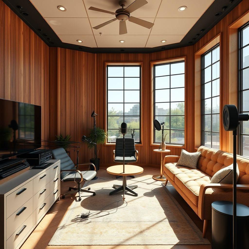  Podcast Studio design example 3