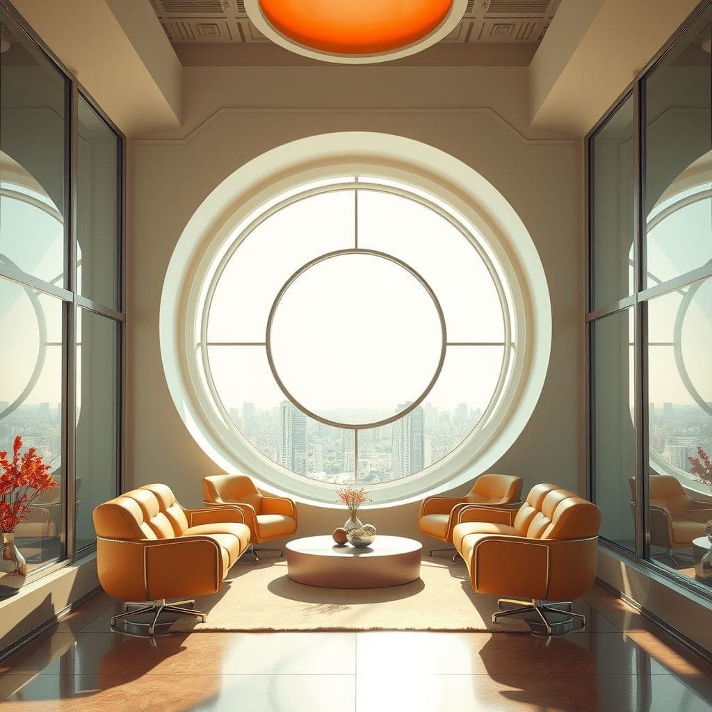 Retro Futuristic  design example 1