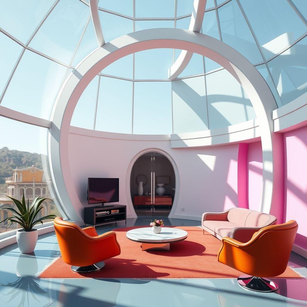 Retro Futuristic  design example 3