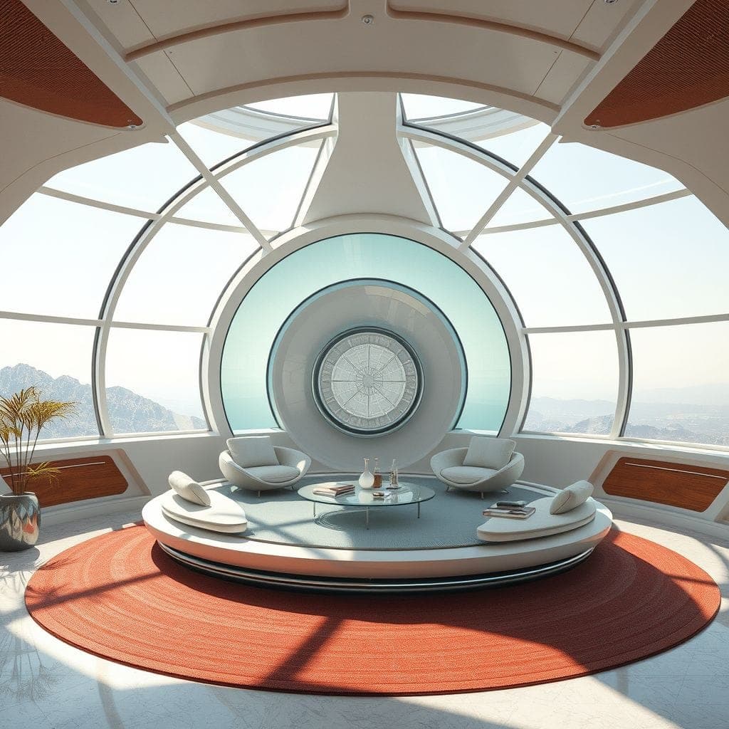 Retro Futuristic Drop Zone design example 4