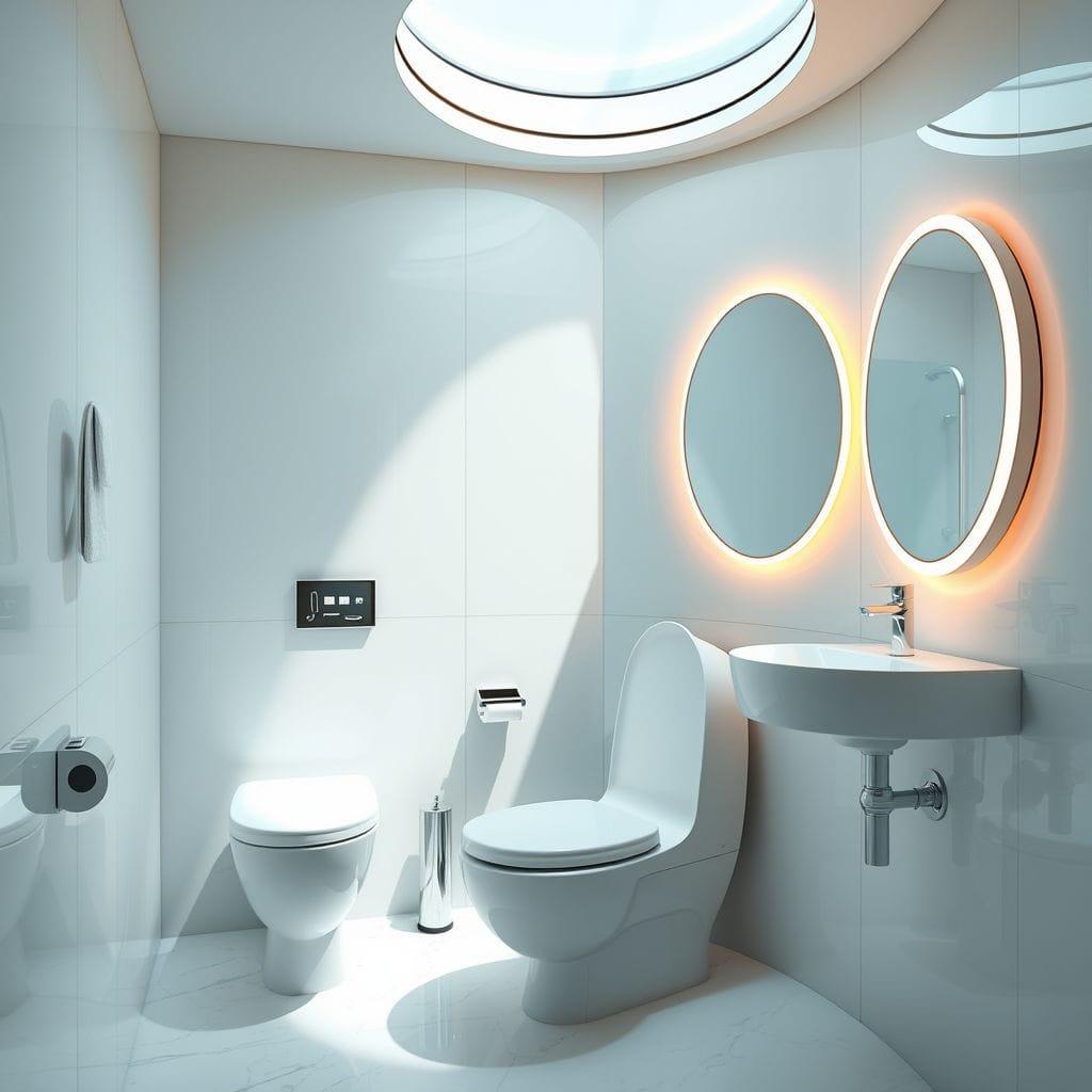 Retro Futuristic Toilet design example 2