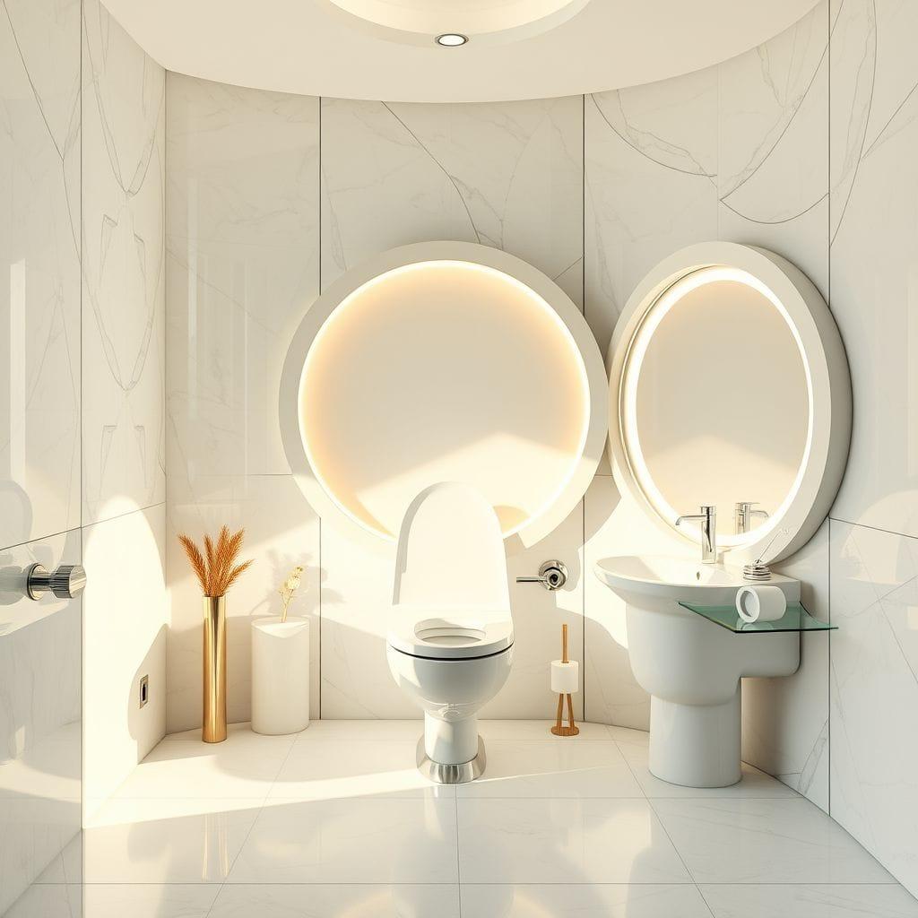 Retro Futuristic Toilet design example 4