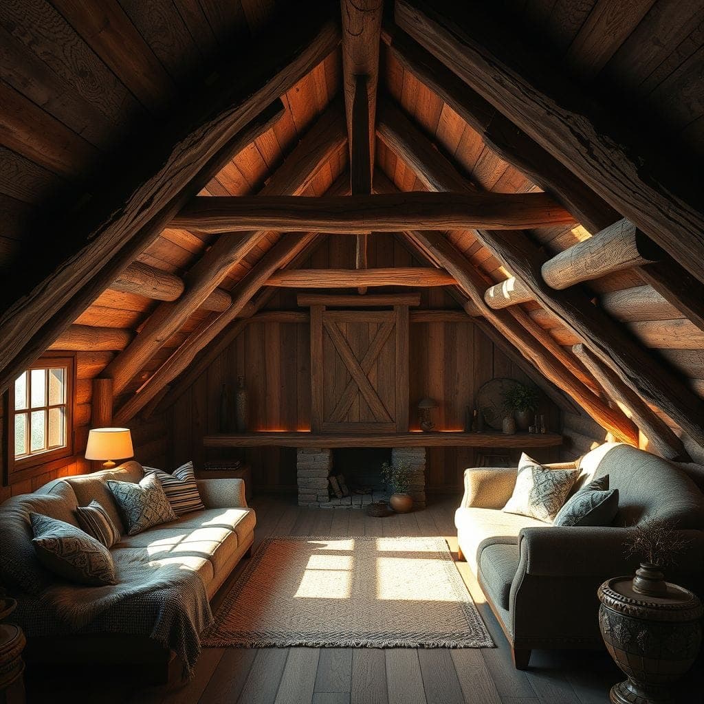 Rustic Attic design example 4