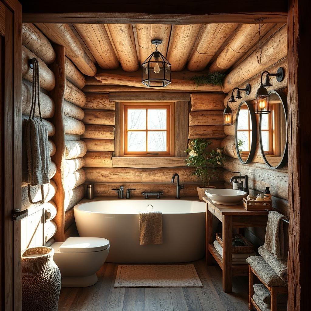 Rustic Bathroom design example 1
