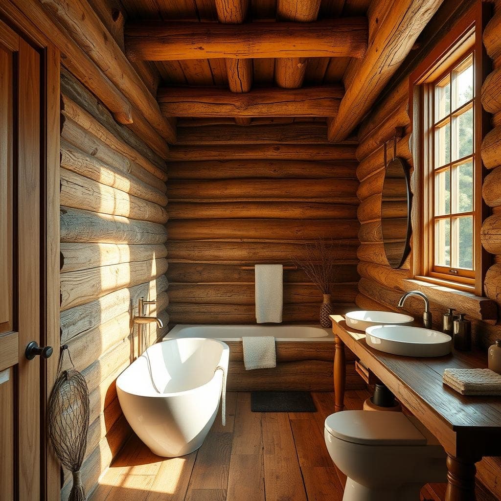Rustic Bathroom design example 2