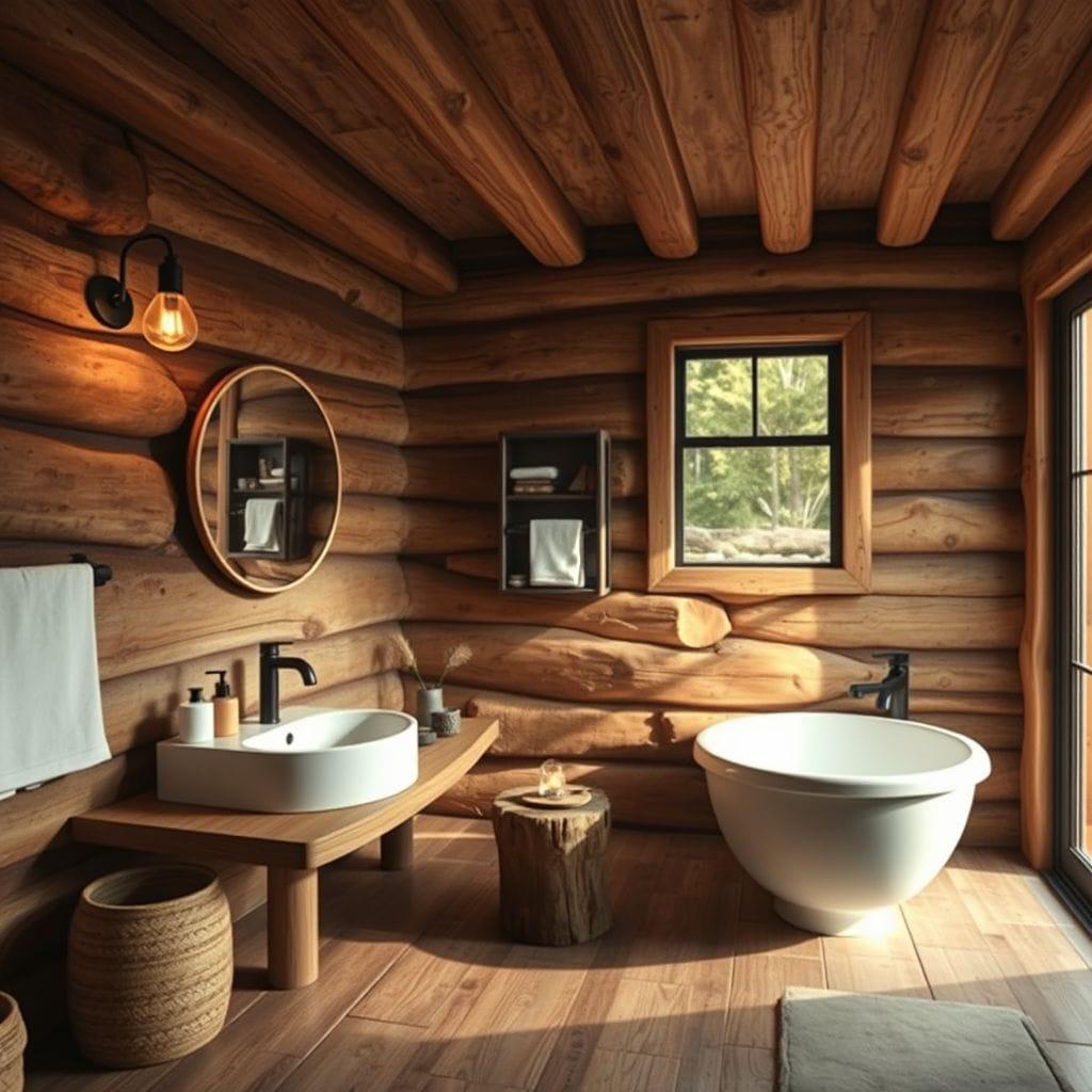 Rustic Bathroom design example 4