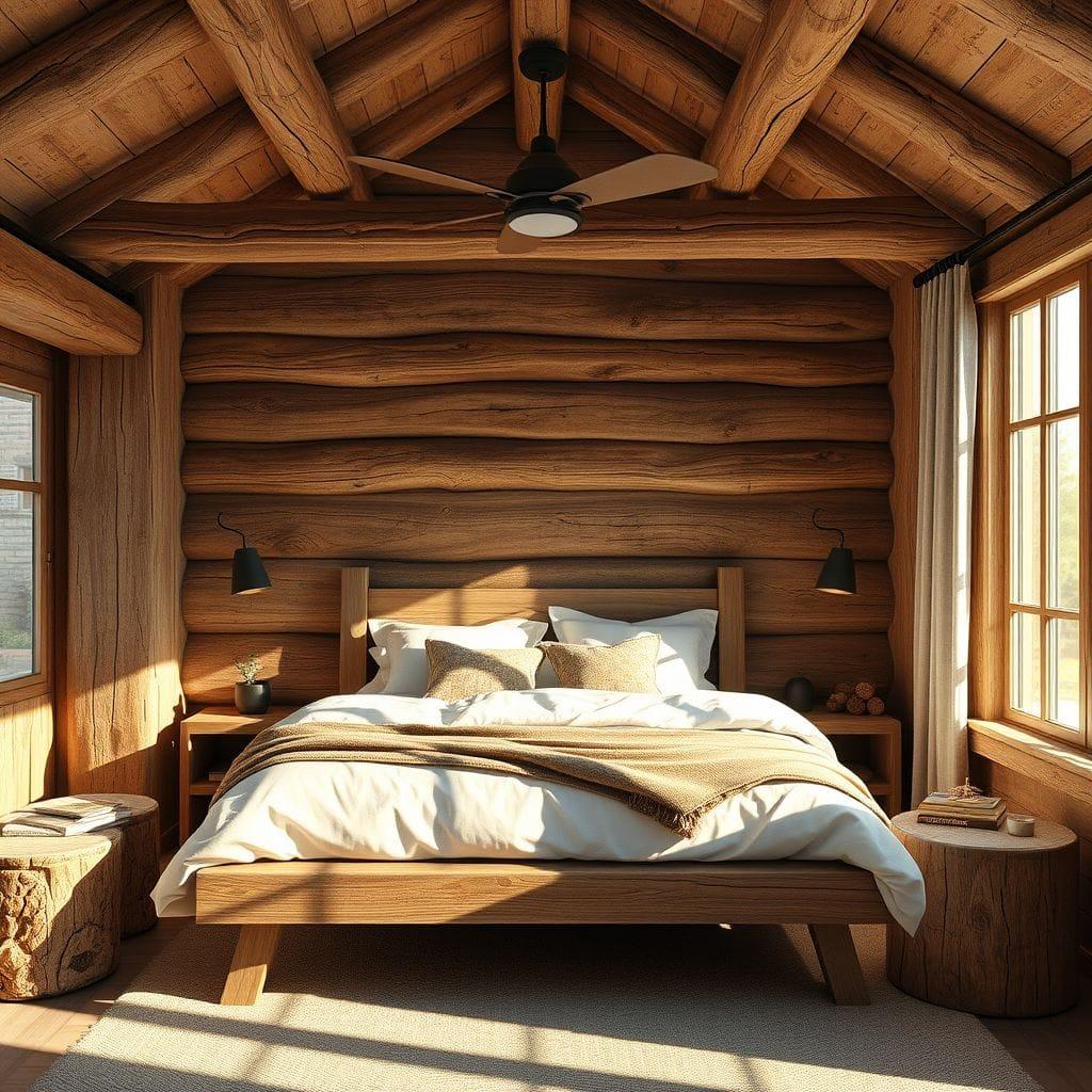 Rustic Bedroom design example 3