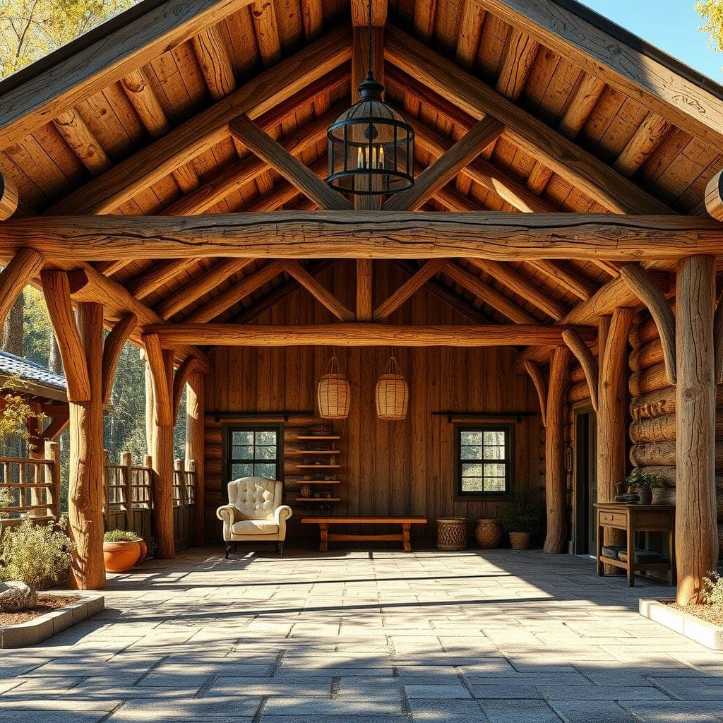 Rustic Carport design example 1