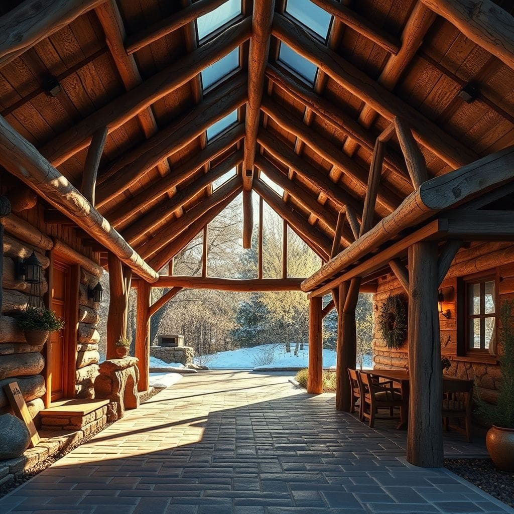 Rustic Carport design example 3
