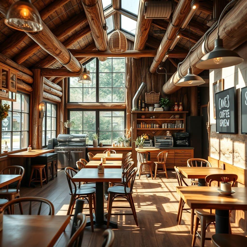 Rustic Coffee Shop design example 3