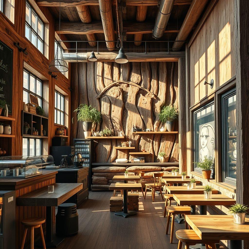 Rustic Coffee Shop design example 4