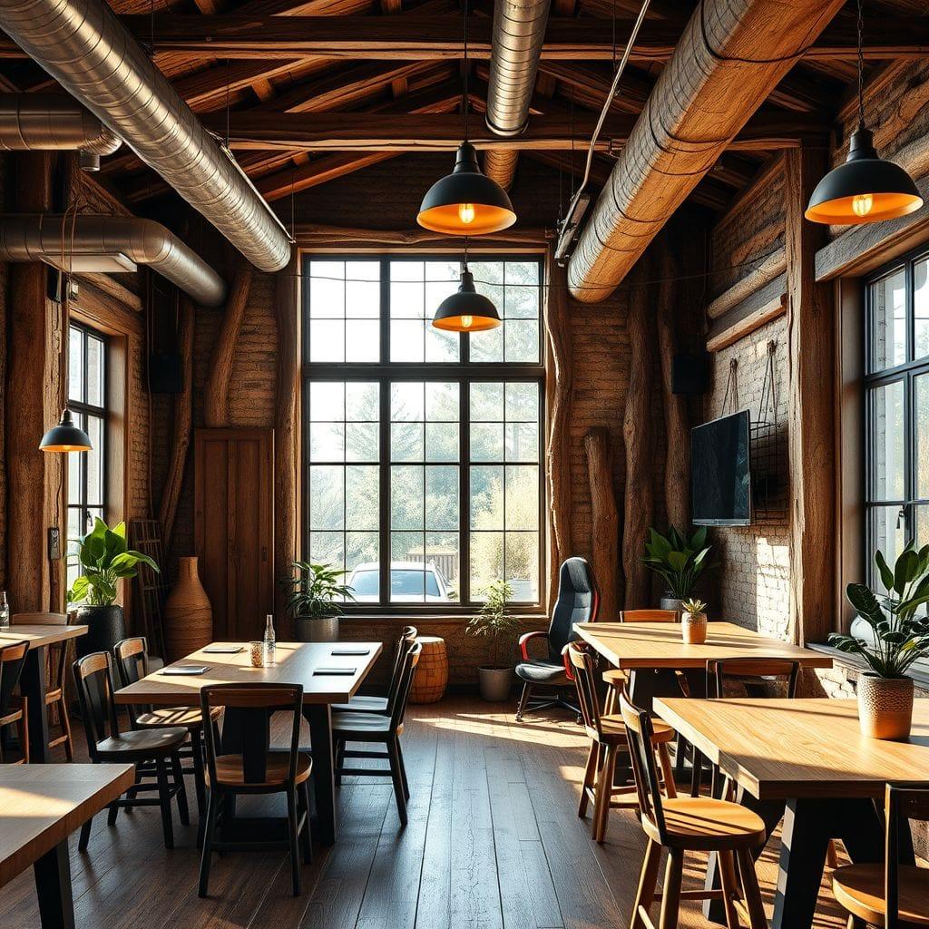 Rustic Coworking Space design example 2