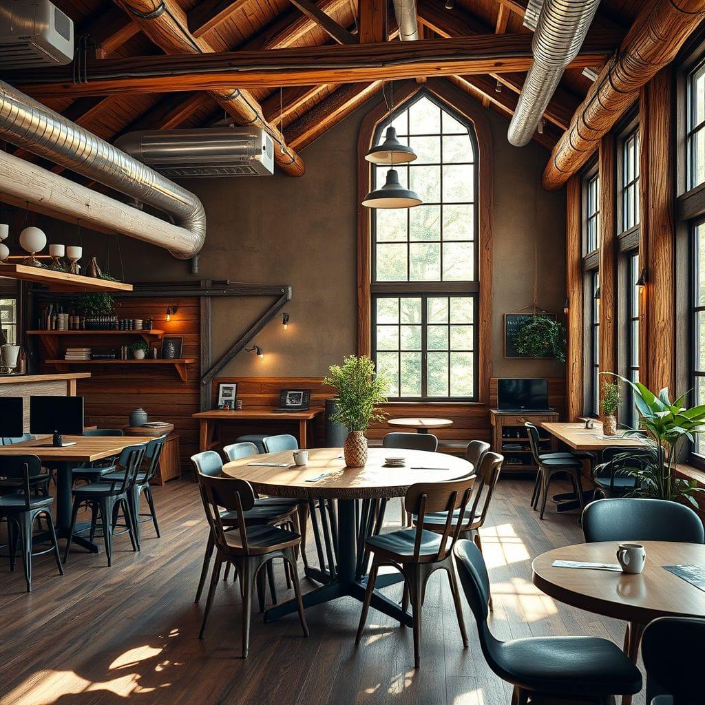 Rustic Coworking Space design example 4