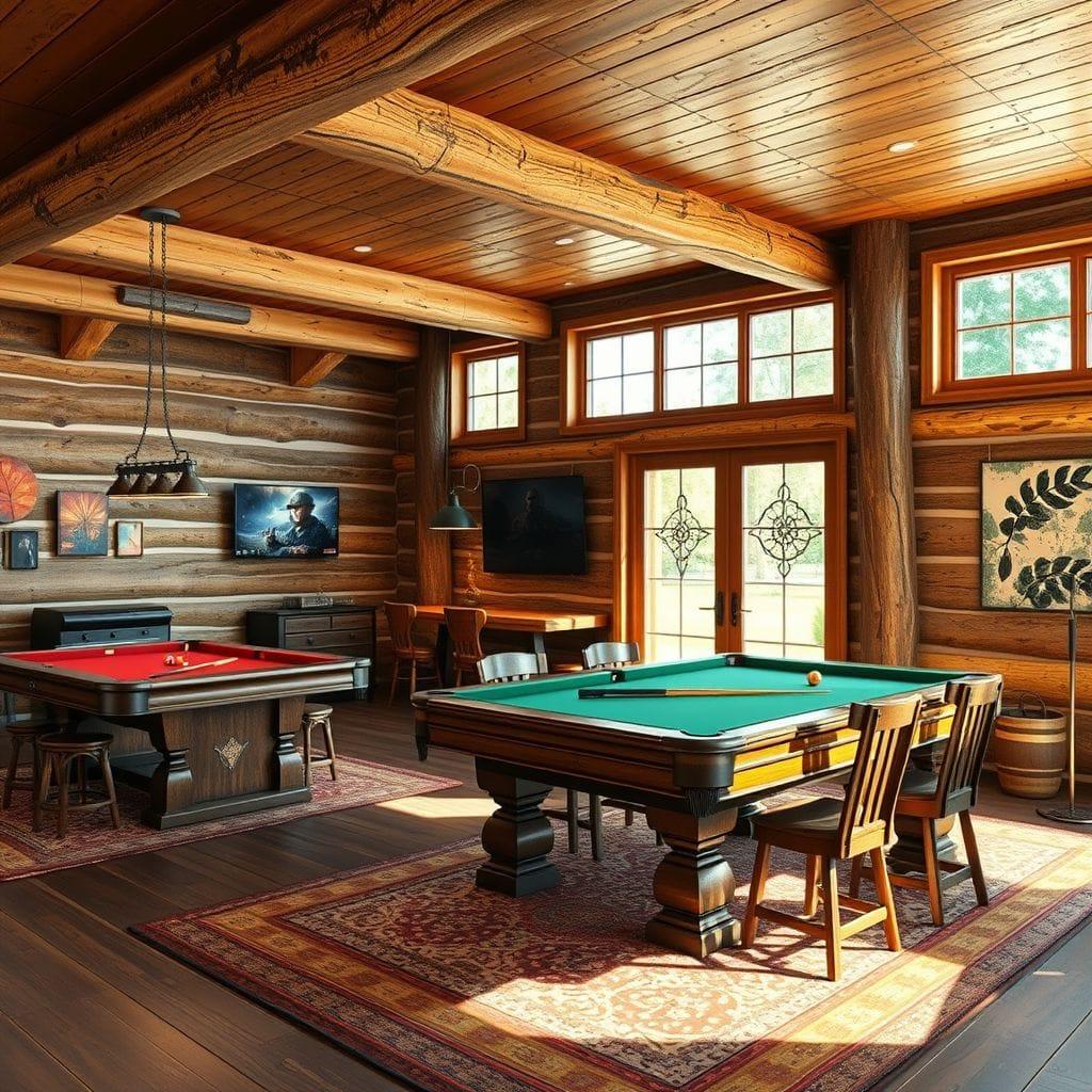 Rustic Game Room design example 2
