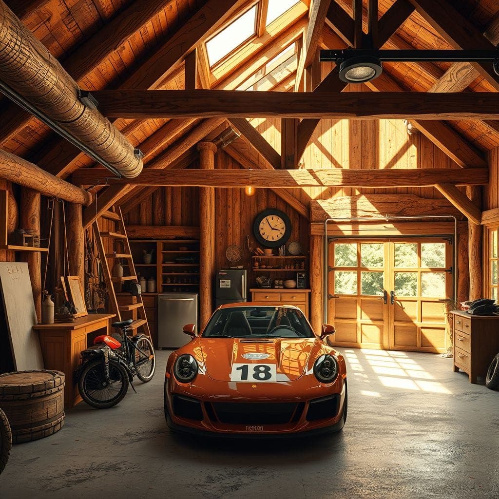 Rustic Garage design example 3