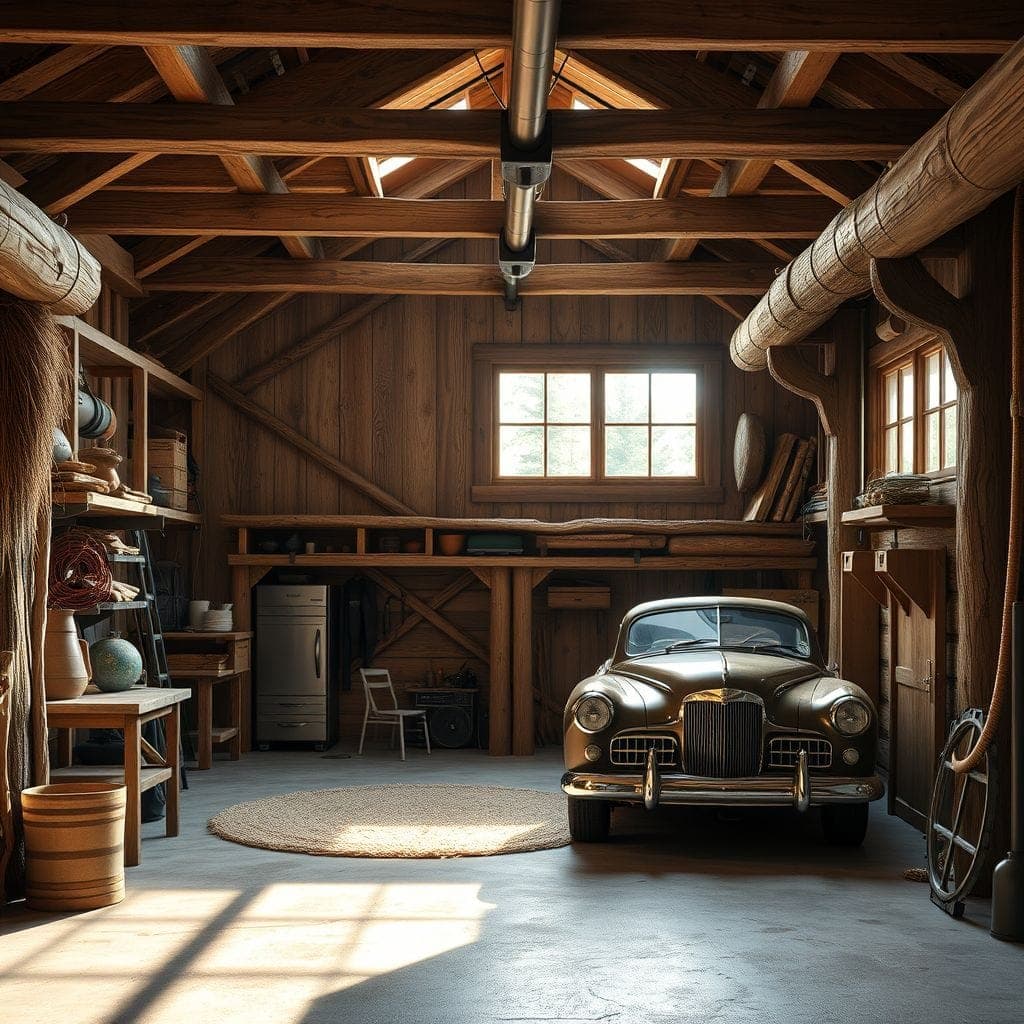 Rustic Garage design example 4