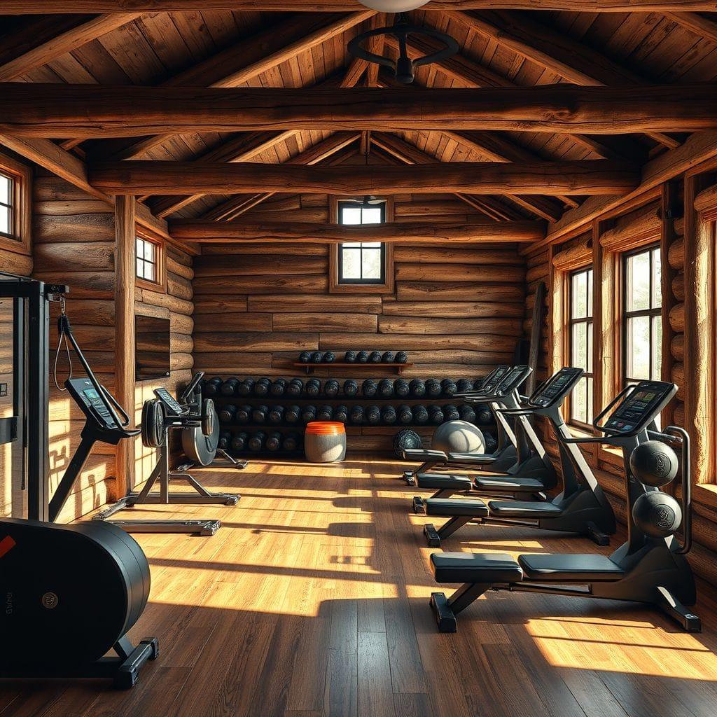 Rustic Gym design example 1