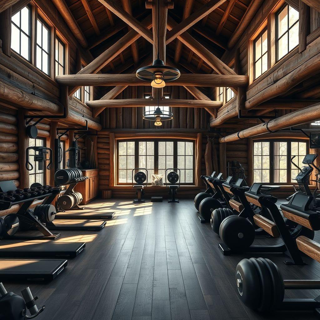 Rustic Gym design example 2