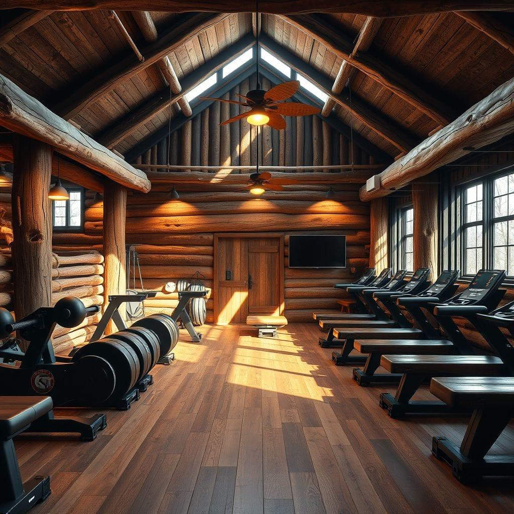 Rustic Gym design example 3