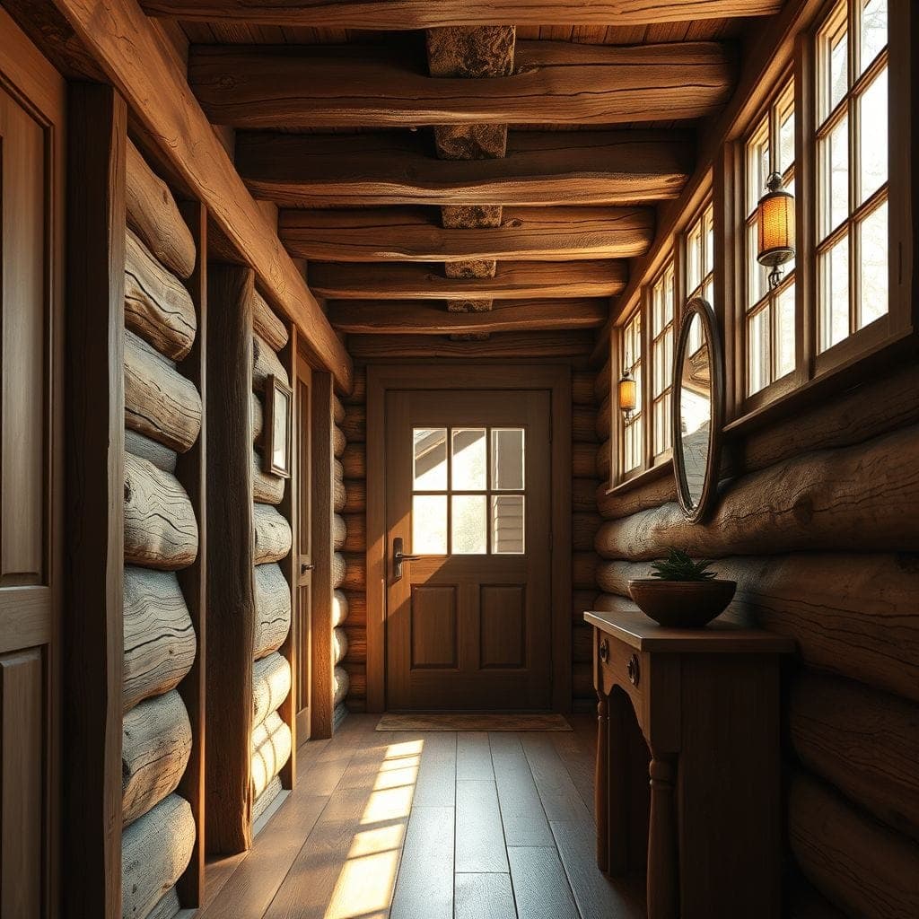 Rustic Hallway design example 1