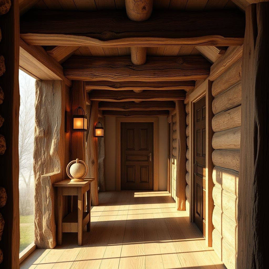 Rustic Hallway design example 2
