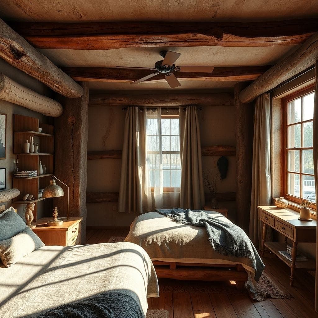 Rustic Hotel Room design example 1