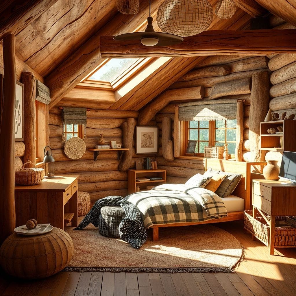 Rustic Kids Room design example 3