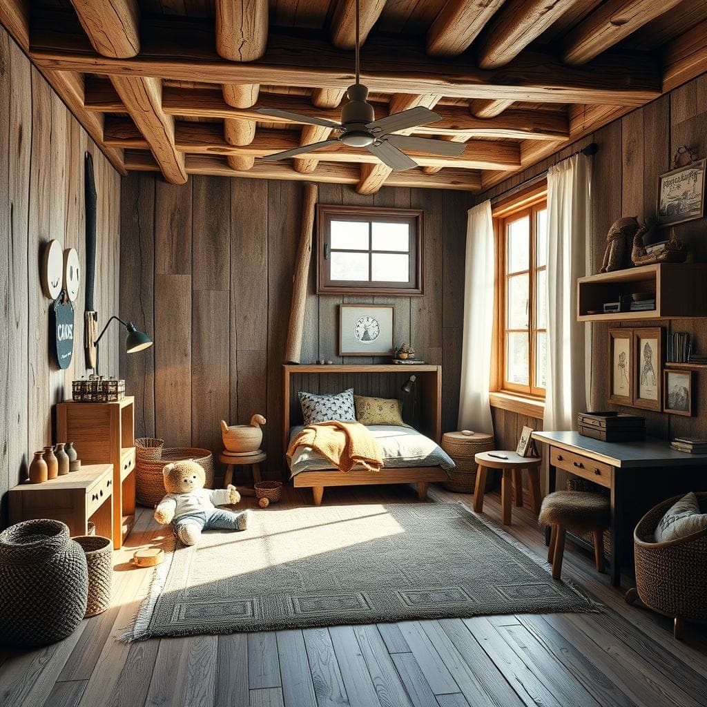 Rustic Kids Room design example 4