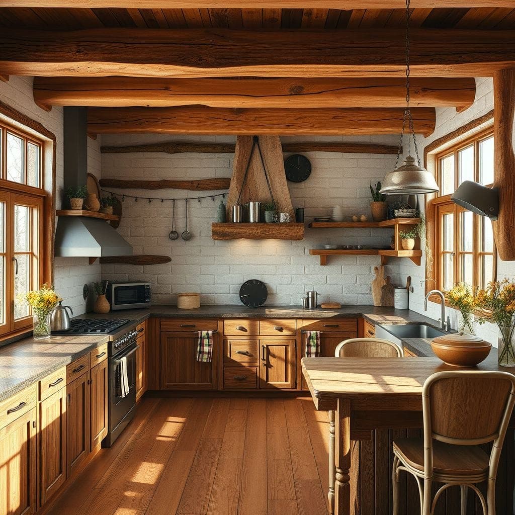 Rustic Kitchen design example 1