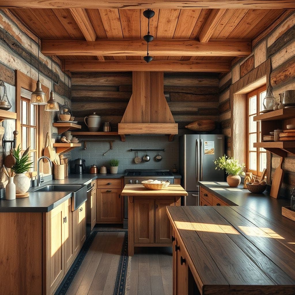 Rustic Kitchen design example 3