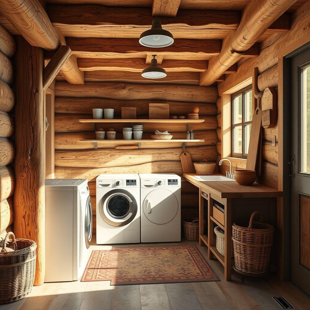 Rustic Laundry Room design example 3