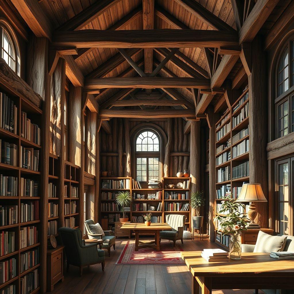 Rustic Library design example 2