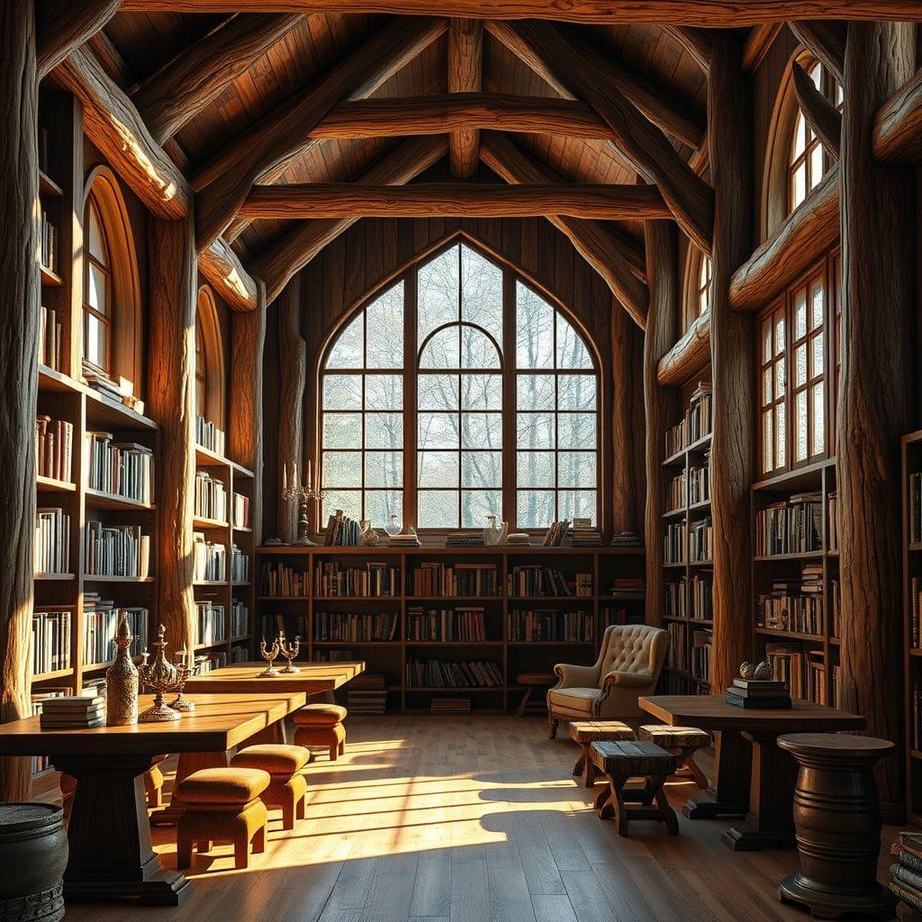 Rustic Library design example 4
