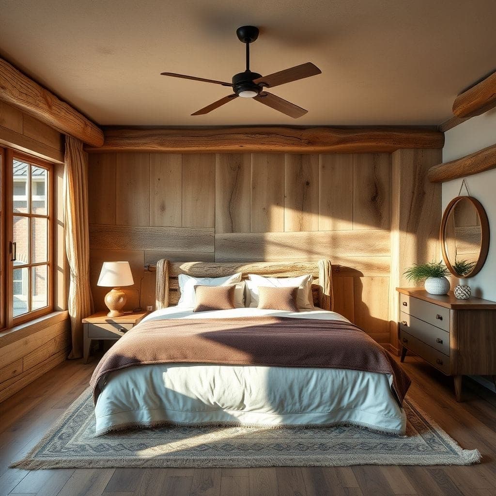 Rustic Master Bedroom design example 4