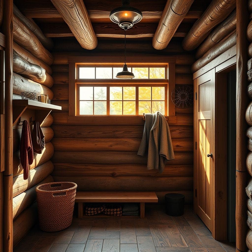 Rustic Mudroom design example 2