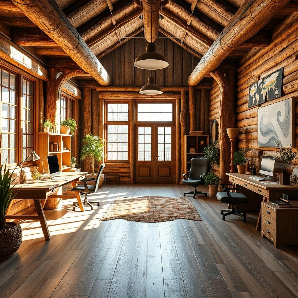 Rustic Office design example 1