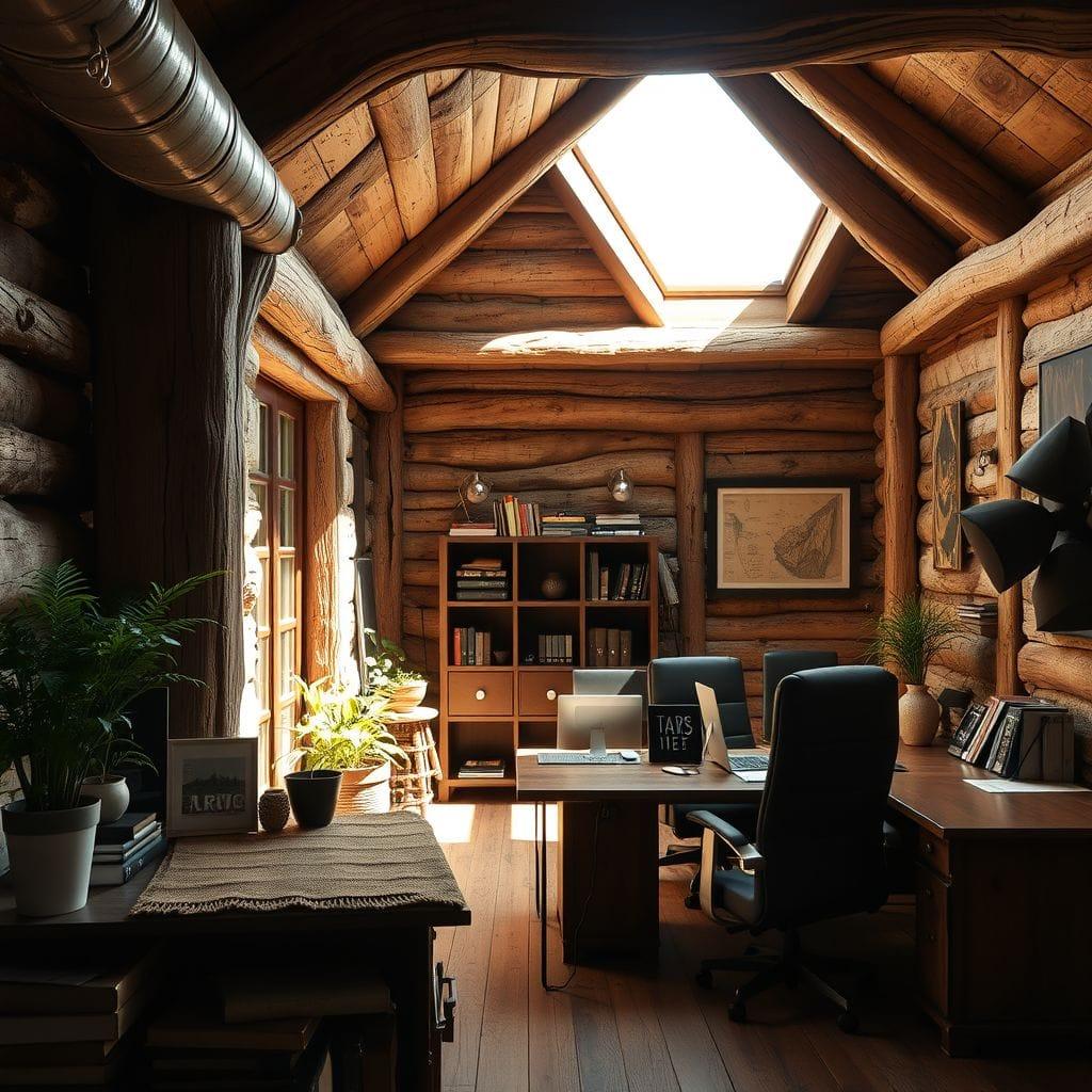 Rustic Office design example 2