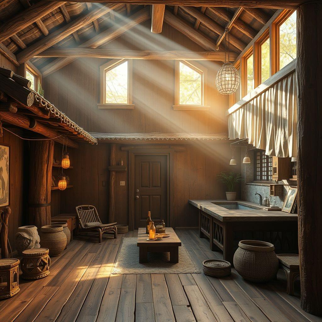 Rustic Onsen design example 1