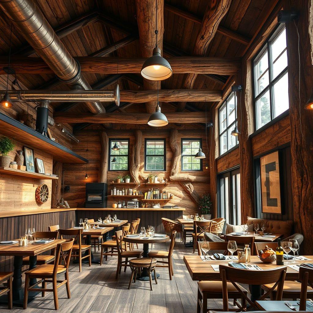 Rustic Restaurant design example 2