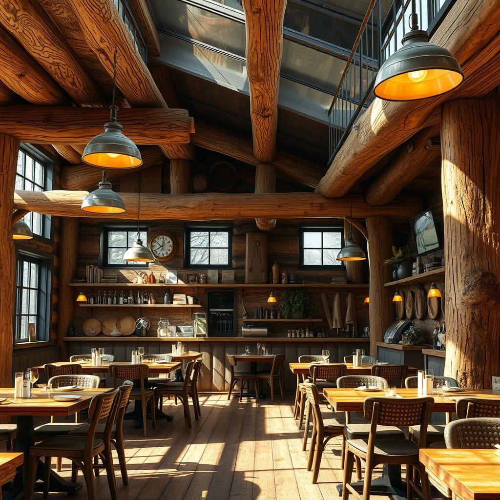 Rustic Restaurant design example 3