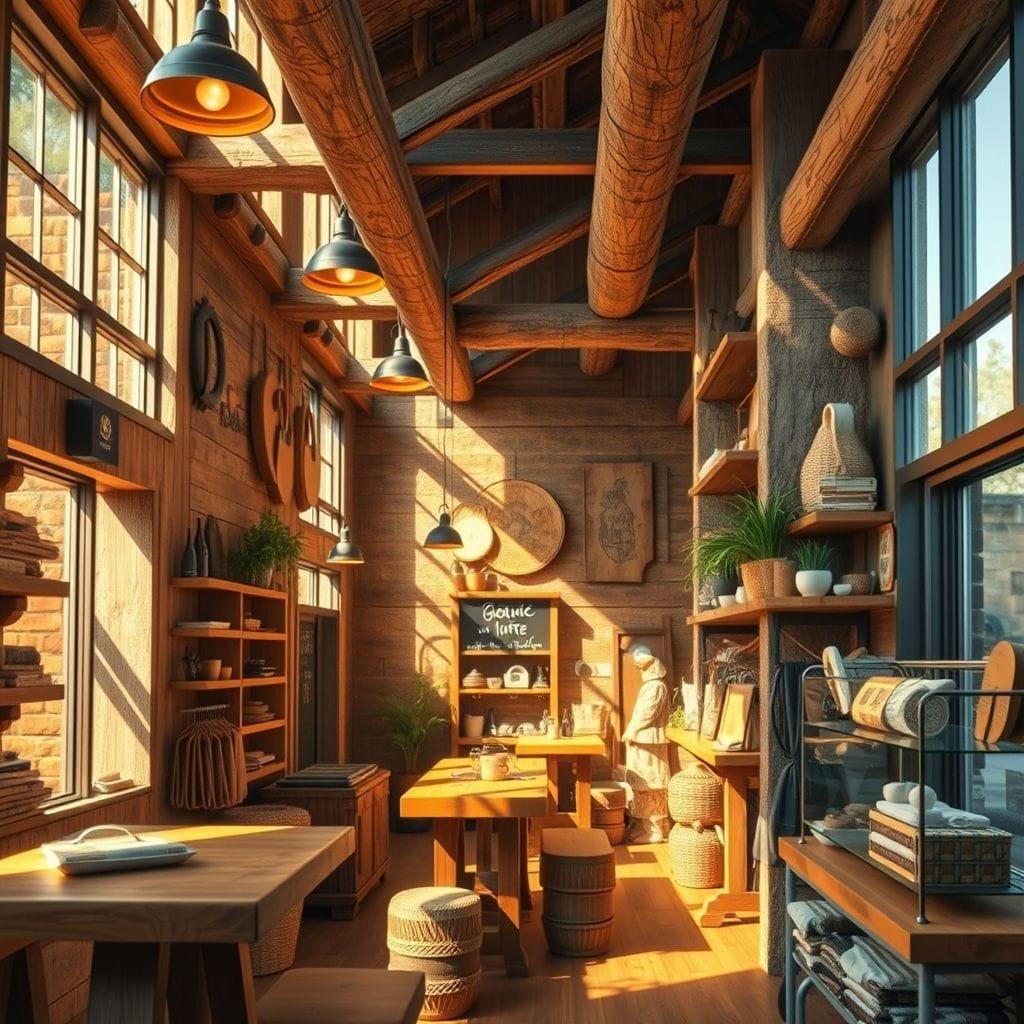 Rustic Store design example 1