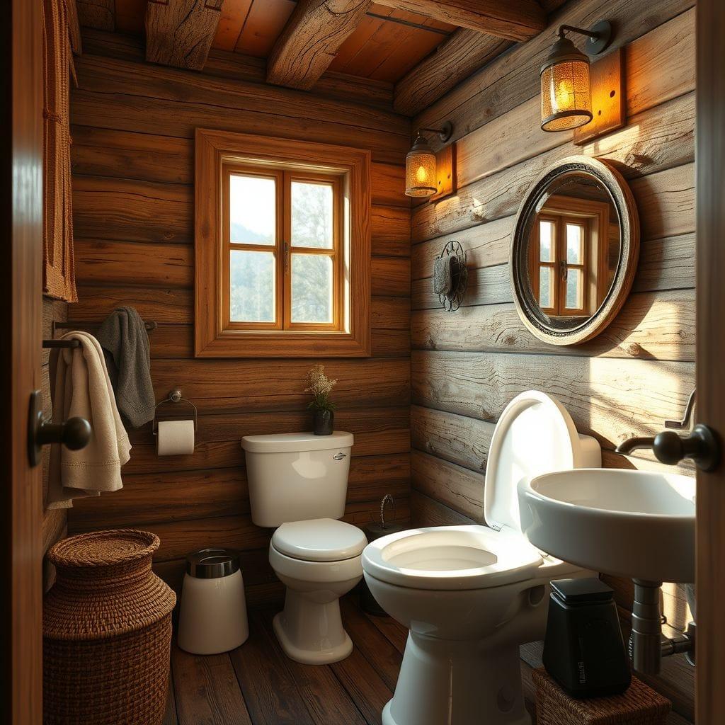 Rustic Toilet design example 1