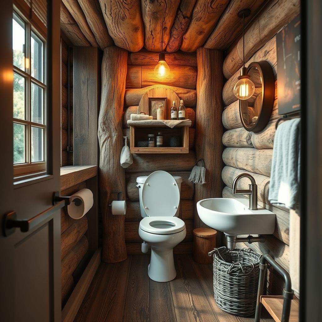 Rustic Toilet design example 2