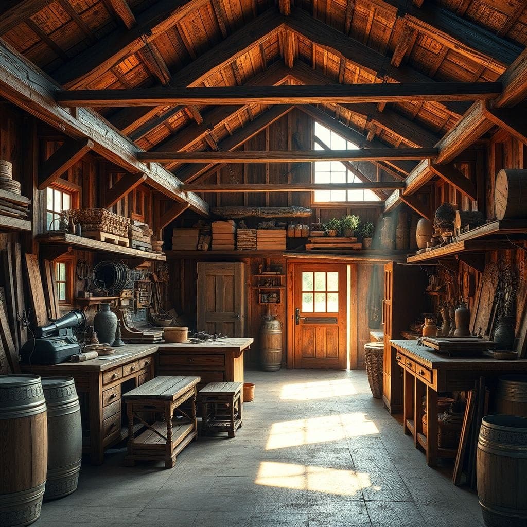 Rustic Workshop design example 2