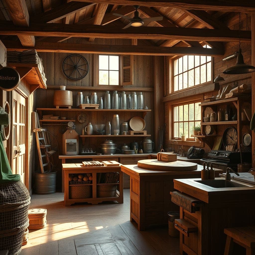 Rustic Workshop design example 3