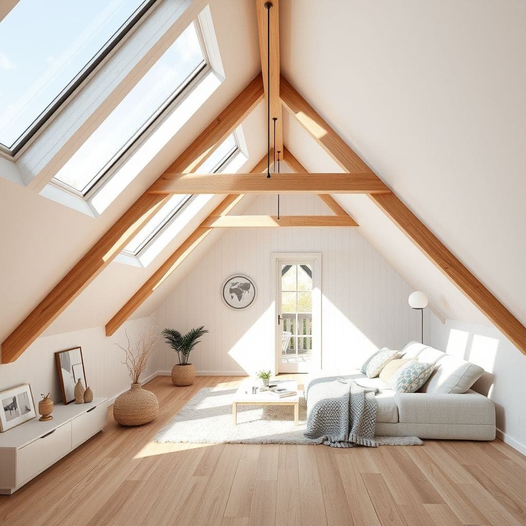 Scandinavian Attic design example 1